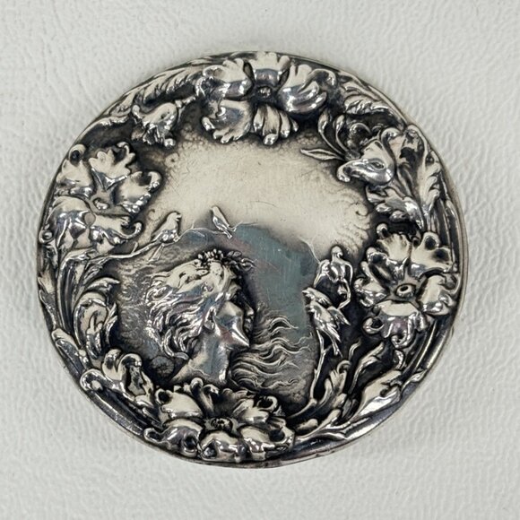 Foster & Bailey Sterling Silver1.75" Personalized Pin Brooch 21 Grams - Picture 1 of 9